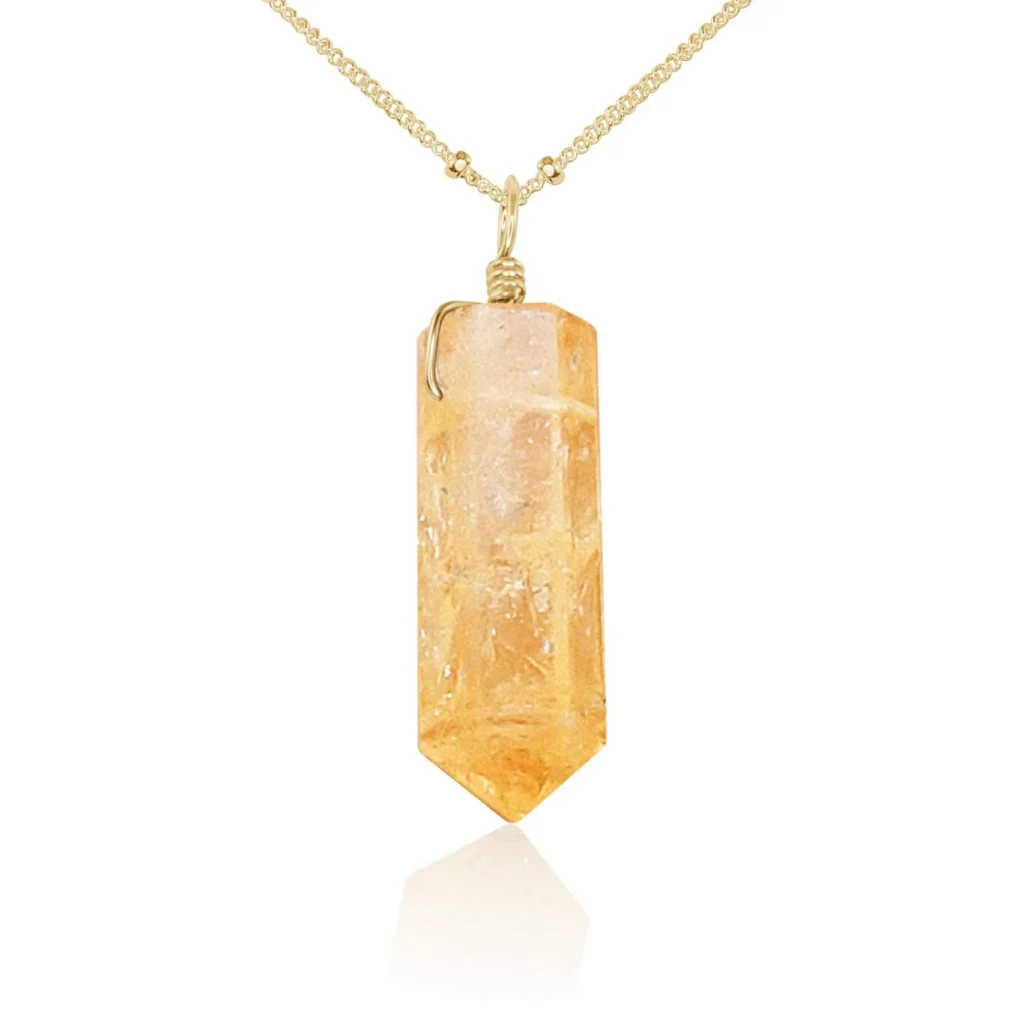 Natural Citrine Necklace