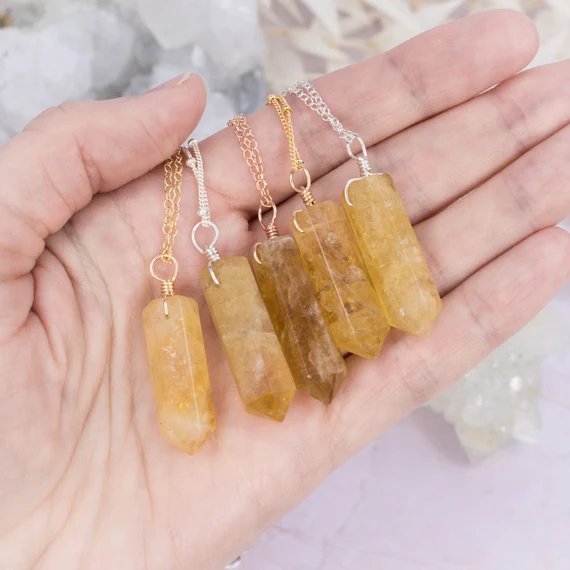 Natural Citrine Necklace alternate
